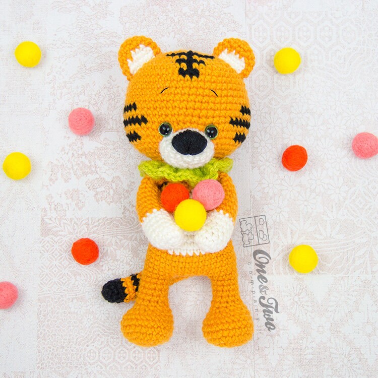 Little Tiger Crochet Set Easy Crochet Yarn Step by step - Temu