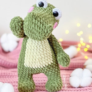 Crochet PATTERN Cameron the Crocodile Amigurumi Plushie Pattern Soft Toy image 7