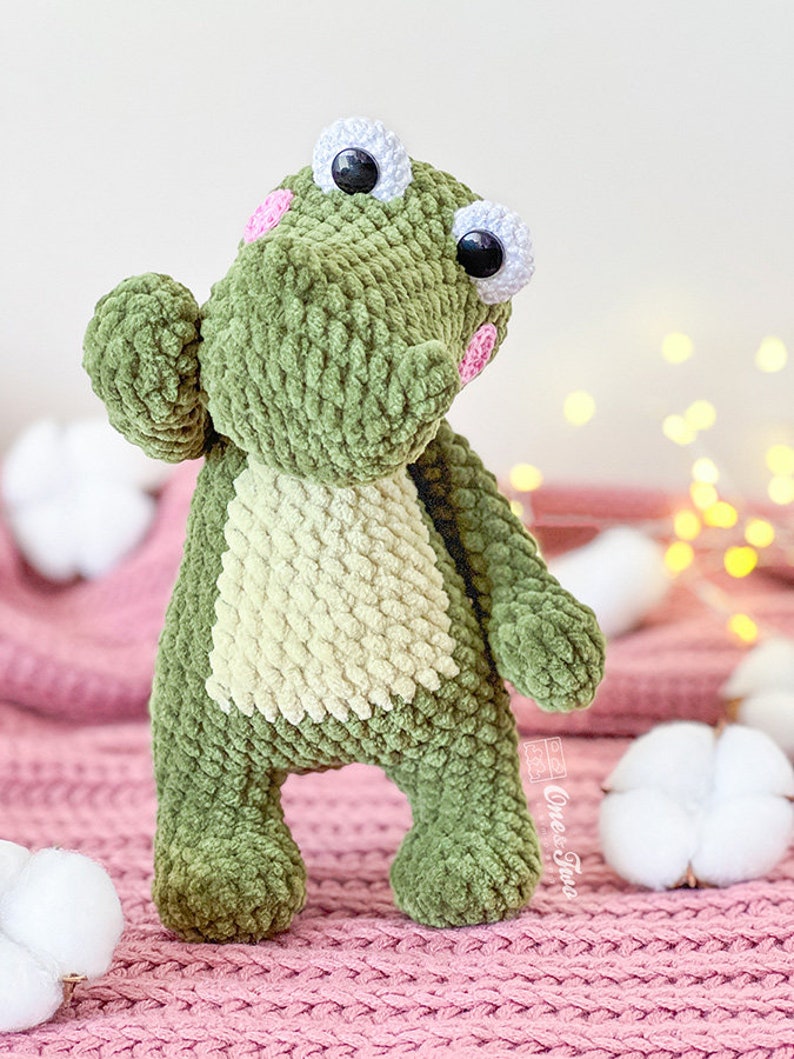 Crochet PATTERN Cameron the Crocodile Amigurumi Plushie Pattern Soft Toy image 7