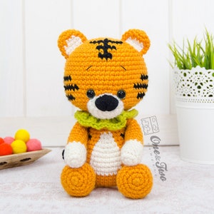 Amigurumi Pattern Tiger PDF Crochet Pattern Tutorial Digital Download DIY Denver the Tiger Amigurumi Toy image 7