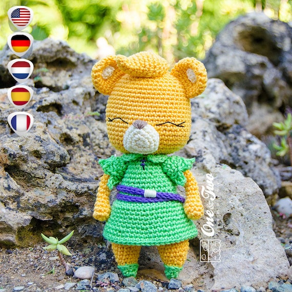 Crochet Amigurumi Pattern | Sunni the Gummi Bear | PDF Digital Download