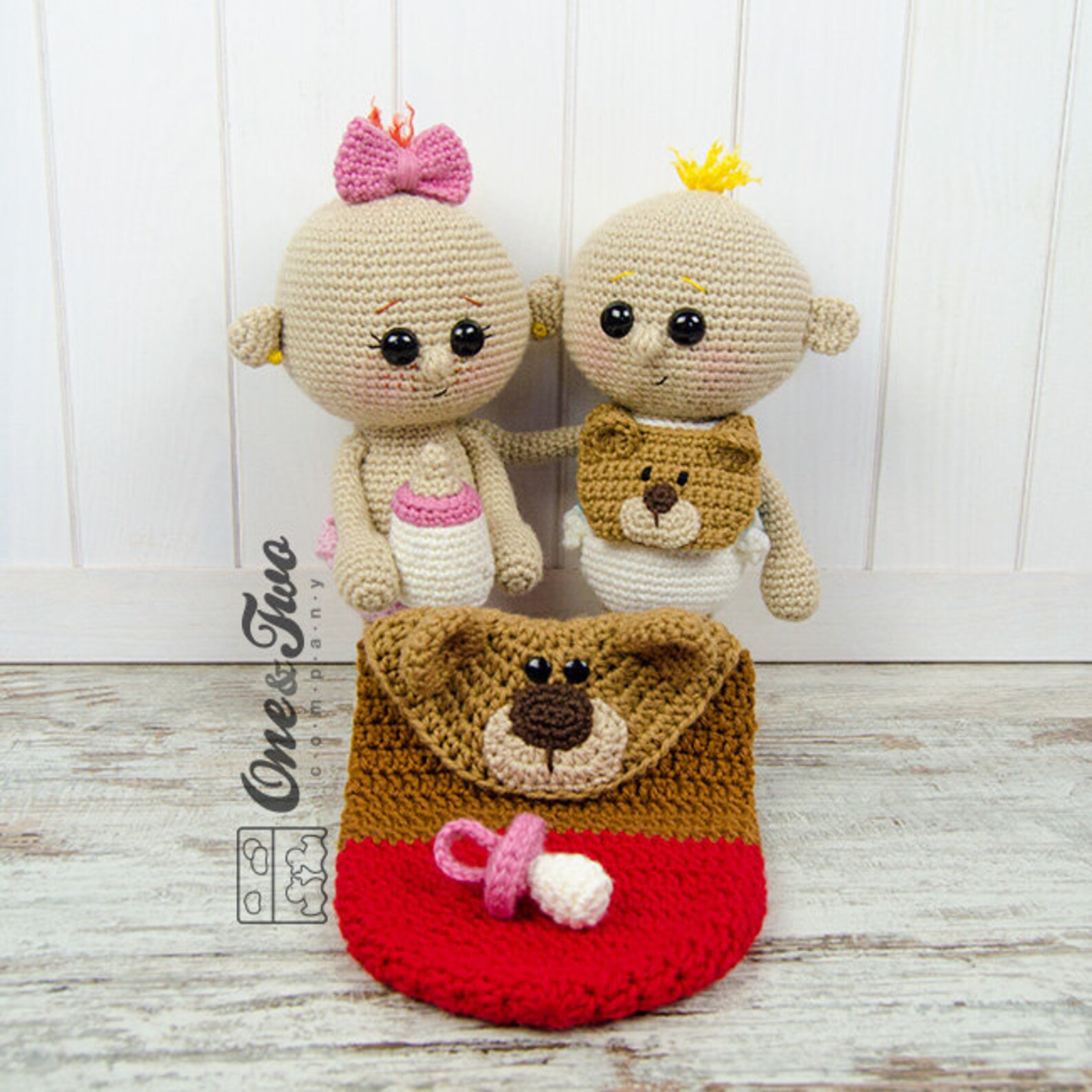 Amigurumi Pattern Baby Twins PDF Crochet Pattern Tutorial Etsy