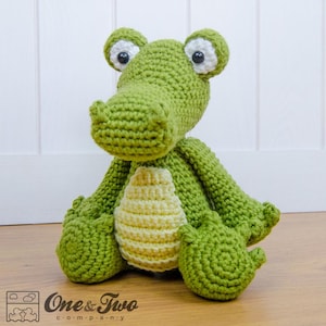 Amigurumi Pattern - Crocodile PDF Crochet Pattern - Tutorial Digital Download DIY - Crocodile Amigurumi - Plush Toy Gift - Handmade Doll