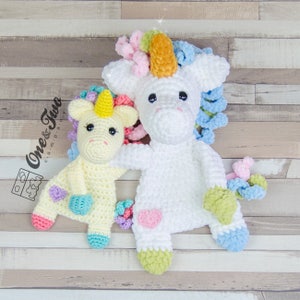 Crochet Unicorn Lovey Pattern | Sparkle Cuddler Security Blanket | Plushie Dou Dou  | PDF Digital Download