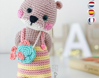Otter Crochet Pattern · Animal Amigurumi Tutorial · Fish Bag · PDF Digital Download