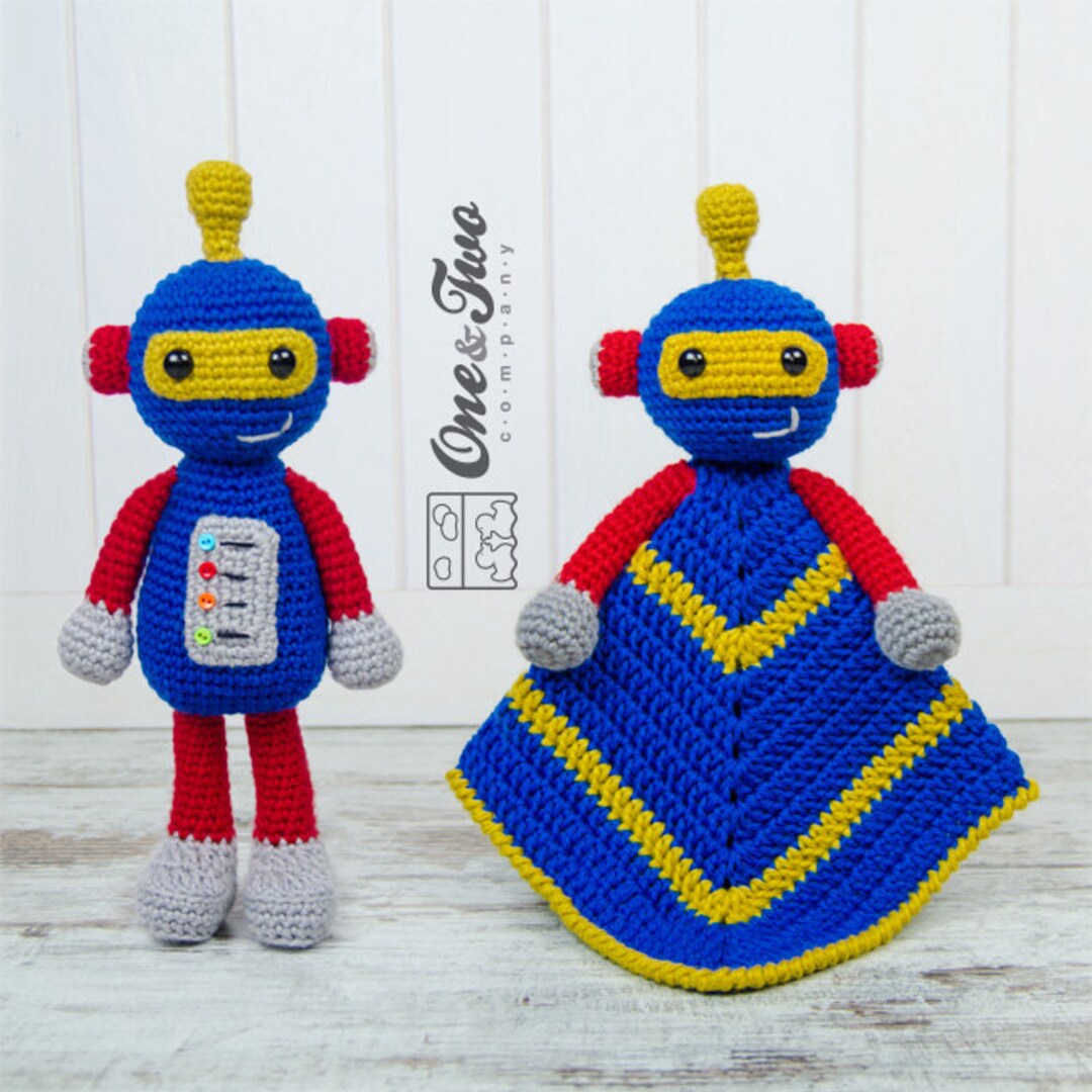 Combo Pack Robby the Robot Lovey and Amigurumi Set for 7.99 Dollars PDF