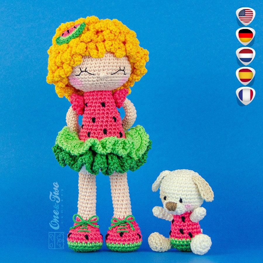 39 Crochet Watermelon Patterns to Cheer You Up 27 Crochet Watermelon Pattern Summer the Dolly Amigurumi