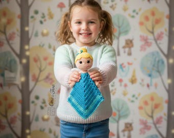 Fairy Lovey Crochet Pattern · Tinker Bell Security Blanket Amigurumi · Snuggler Cuddler · Doudou · PDF Tutorial