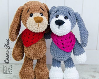 Crochet PATTERN - Joe the Puppy Dog Amigurumi - Plushie pattern - Soft Toy -