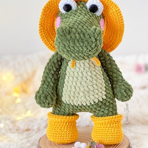 Crochet PATTERN Cameron the Crocodile Amigurumi Plushie Pattern Soft Toy image 6