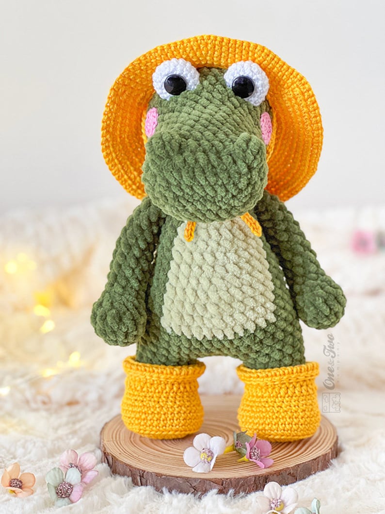 Crochet PATTERN Cameron the Crocodile Amigurumi Plushie Pattern Soft Toy image 6