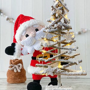 Crochet PATTERN Noel the Santa Amigurumi Soft Toy Christmas Plushie Pattern image 7