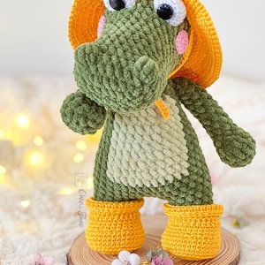 Crochet PATTERN Cameron the Crocodile Amigurumi Plushie Pattern Soft Toy image 5