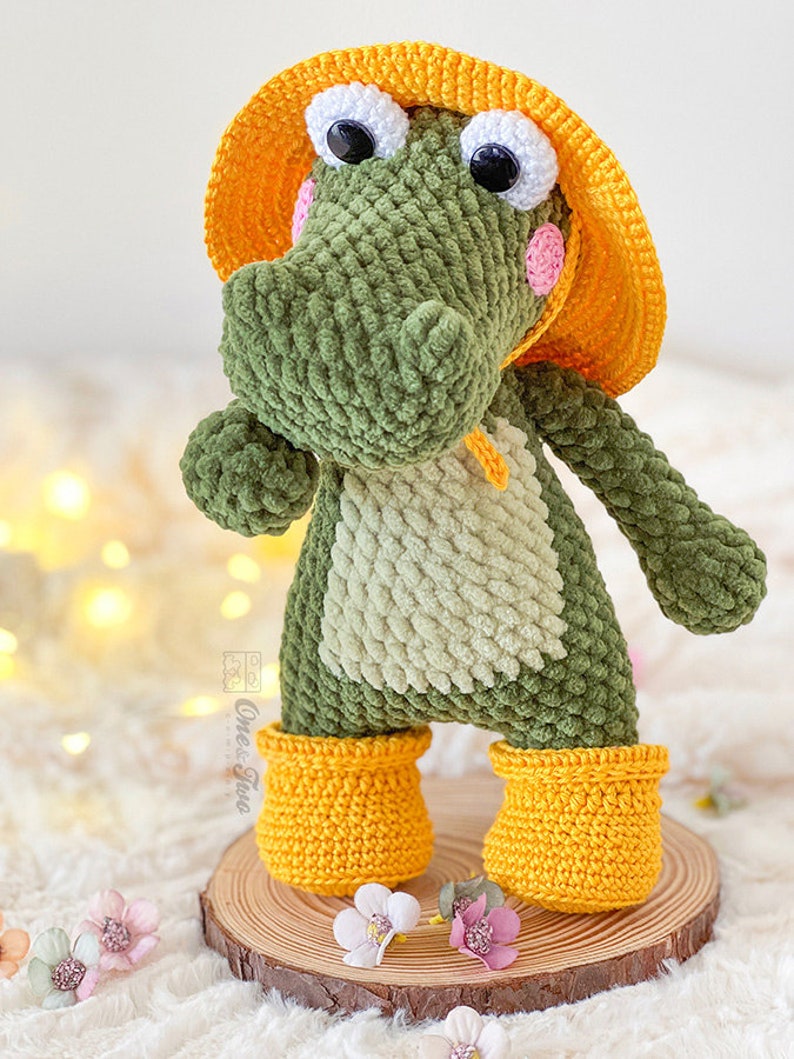 Crochet PATTERN Cameron the Crocodile Amigurumi Plushie Pattern Soft Toy image 5