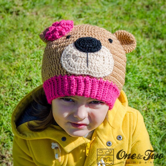 Teddy Bear Hat PDF Crochet Pattern 7 