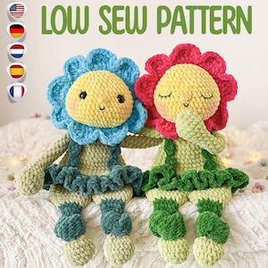 Crochet Flower Cuddler Pattern: Ivy the Lovey