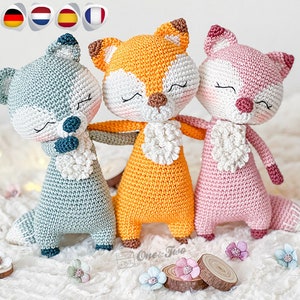 Schema Amigurumi - Volpe PDF Schema Uncinetto - Tutorial Download Digitale Fai da Te - Remy la Volpe Amigurumi - Giocattolo