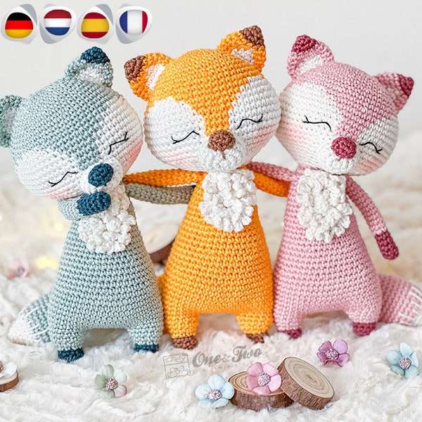 Amigurumi-Muster – Fuchs PDF-Häkelmuster – Tutorial Digitaler Download DIY – Remy der Fuchs Amigurumi – Spielzeug