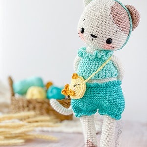 Amigurumi Pattern Cat PDF Crochet Pattern Tutorial Digital Download DIY Kora the Kitty Rag Doll Series Amigurumi Toy image 6