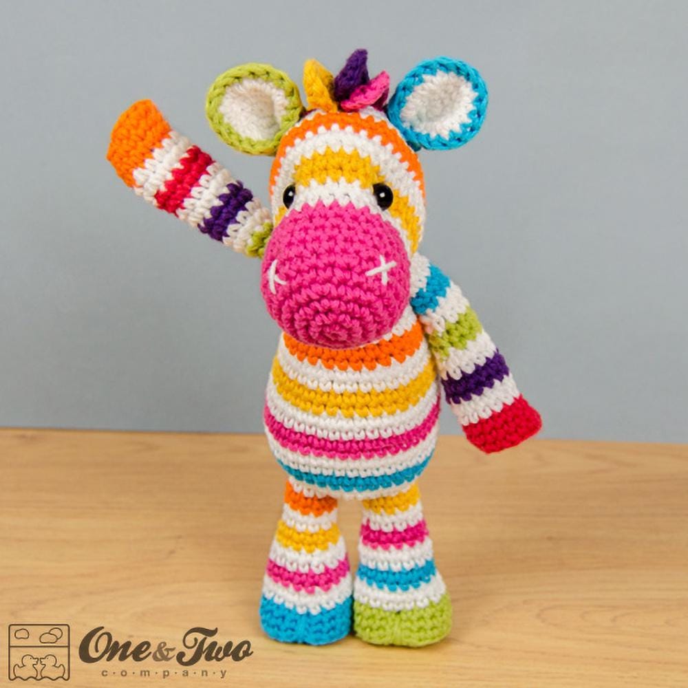 30 Zebra Crochet Patterns for Amigurumi, Blankets, Nursery Decor, and Handmade Gifts 15 Rainbow Zebra Amigurumi Crochet Pattern
