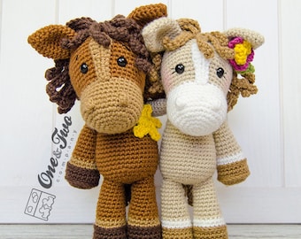 Amigurumi Pattern - Horse PDF Crochet Pattern - Tutorial Digital Download DIY - Haley the Horse Amigurumi - Plush Toy Gift - Handmade Doll