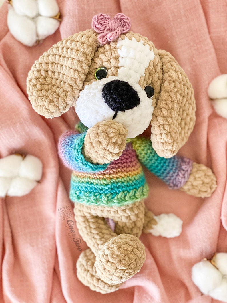 Crochet PATTERN Lucas the Beagle Amigurumi Plushie Pattern Soft Toy image 3