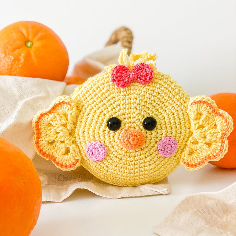Crochet Market Bag Pattern, Shopping Bags Easter Animals Bundle, 3 in 1 PDF image 5