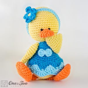 Amigurumi Pattern - Duck PDF Crochet Pattern - Tutorial Digital Download DIY - Duck Amigurumi - Make Your Self - Plush Toy