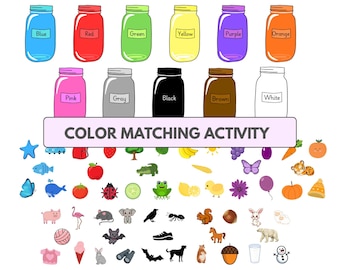 Color Matching Activity for Kids,Games for Toddlers & Preschool, Homeschool Learning