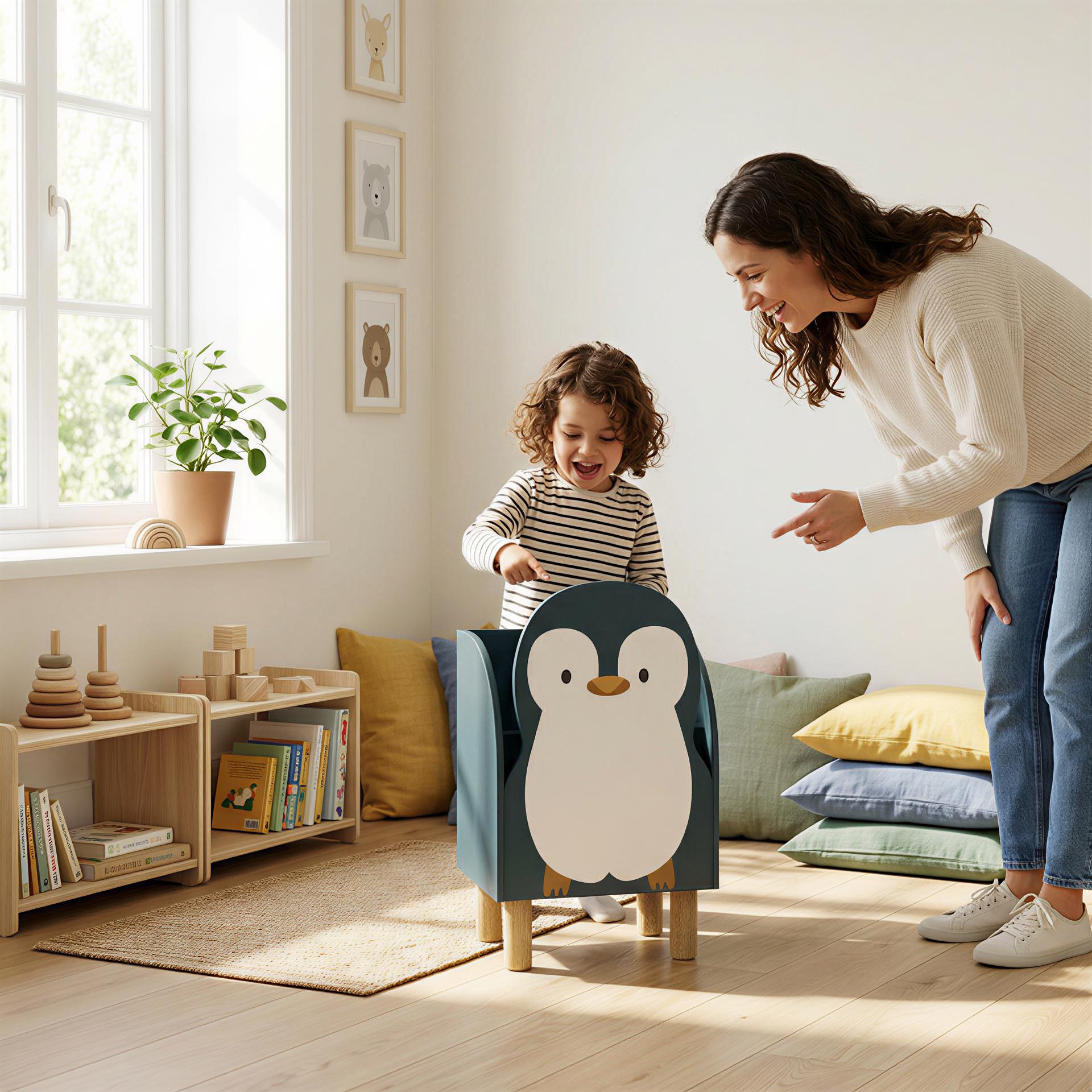 Penguin Bookcase - Etsy