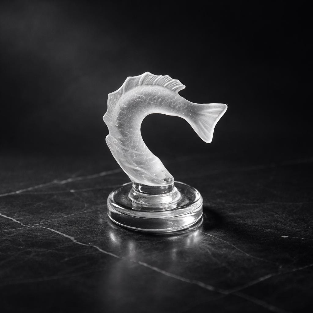 Lalique Glass Fish - Etsy