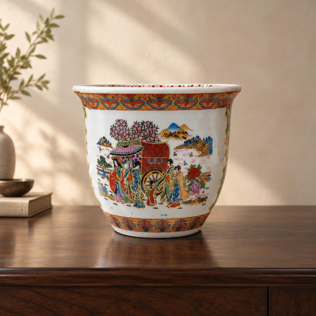 Japanese Pottery Planter - Etsy