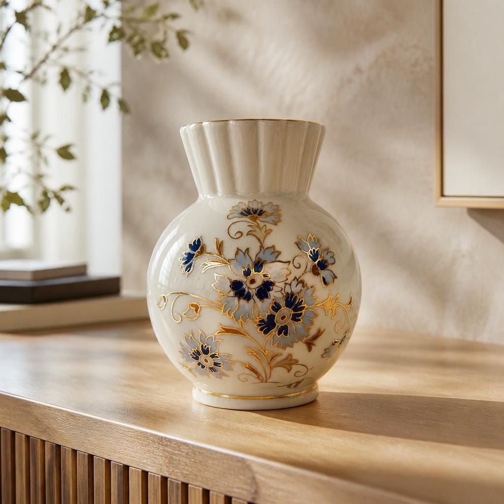 Zsolnay Hungary Vase - Etsy