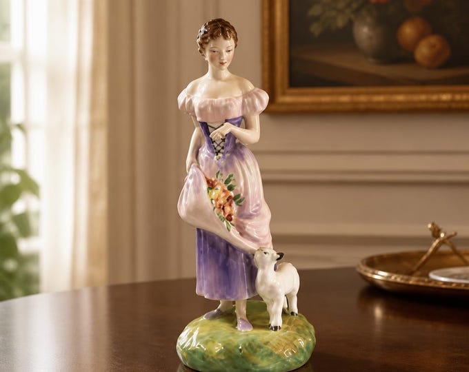 Vintage Royal Doulton”spring” figurine- 8”