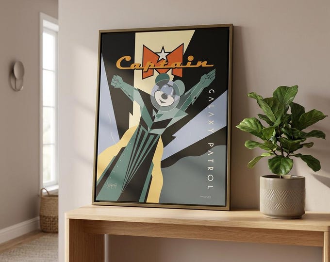 Captain M Galaxy Patrol Mike Kungl limited edition giclee