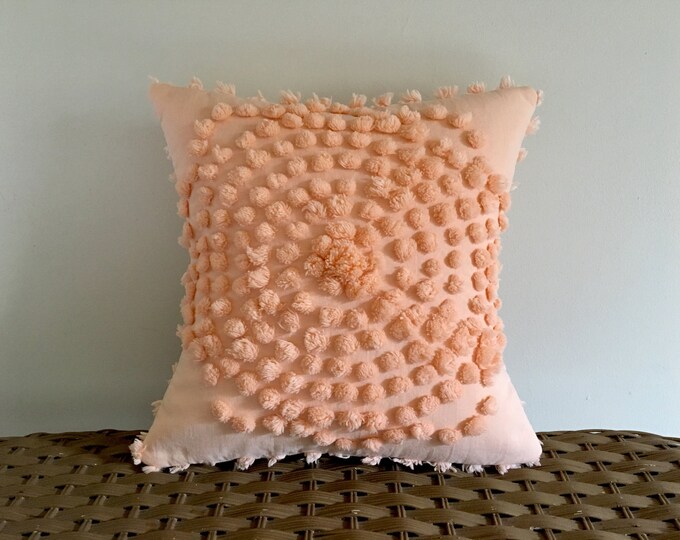 Peach Decorative Pillow Cover CREAMSICLE TARGET 12 X 12 Etsy