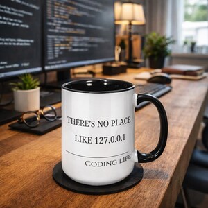 127.0.0.1 Coffee Mug | Funny Coder, Developer Gift