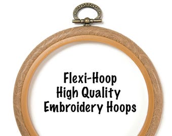 Flexi Hoop Plastic Embroidery Hoop - various sizes and shapes