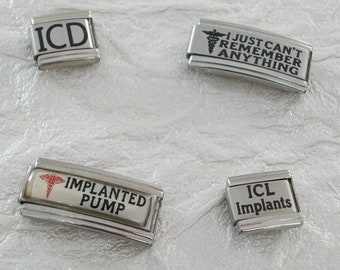 implanted defibrillator bracelet