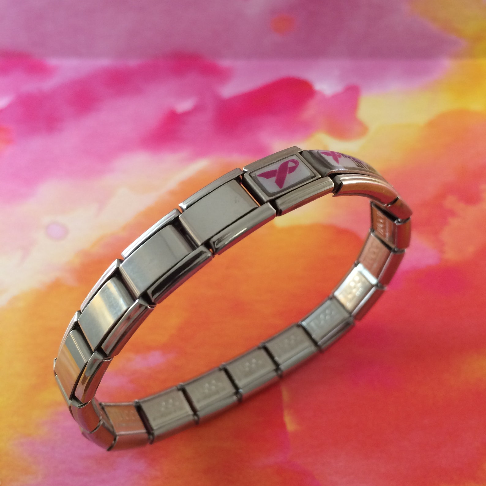 No Blood Pressure or Sticks on LEFT Arm Bracelet Italian Charm Etsy