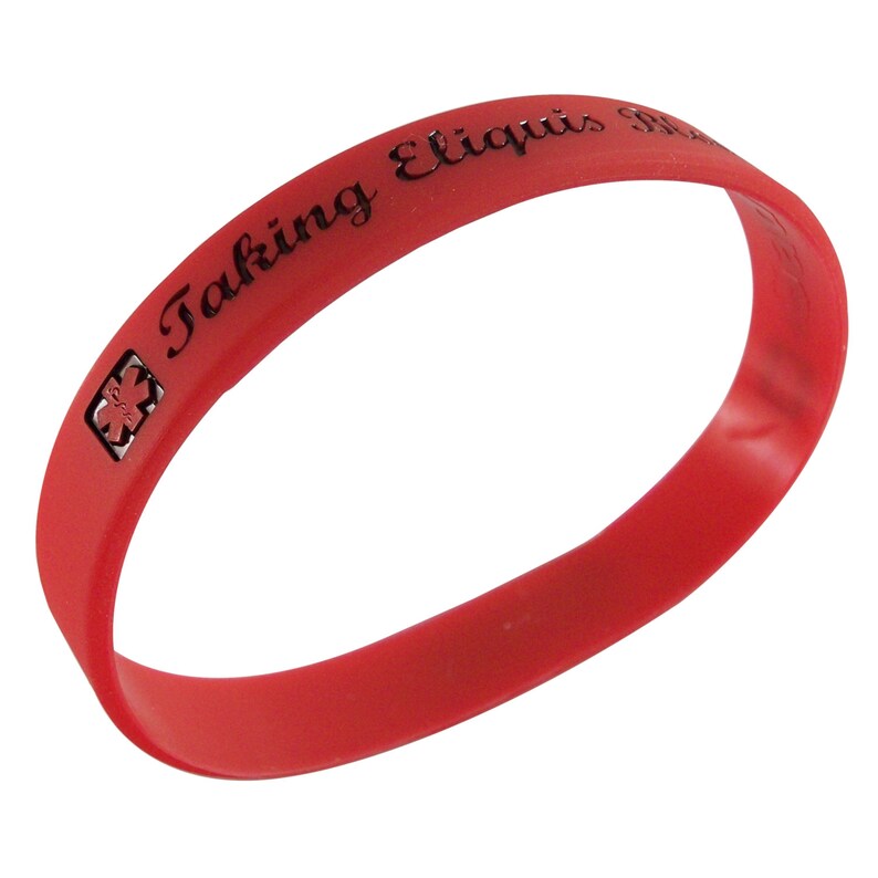 Coumadin Eliquis Warfarin Blood Thinner Silicone Rubber Etsy