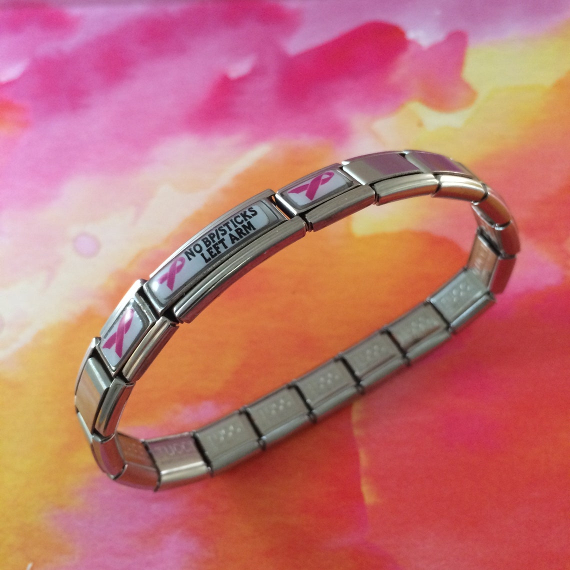 No Blood Pressure or Sticks on LEFT or RIGHT Arm Bracelet Etsy