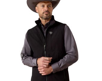 Logo 2.0 Softshell Vest in Black | Size M