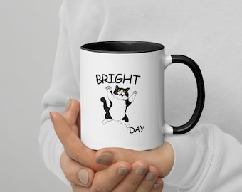 Bright day Mug with Color Inside