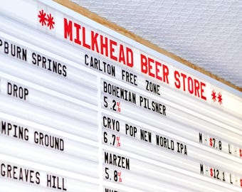 Retro Diner Letter Board Letters | 44mm Changeable Sign Tiles