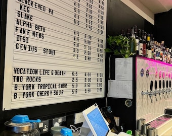 6 metros de tablero de letras blanco autoadhesivo Channel: Señalización estilo americano