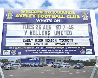 6 Meter White Self Adhesive Letterboard Channels: Double Capacity