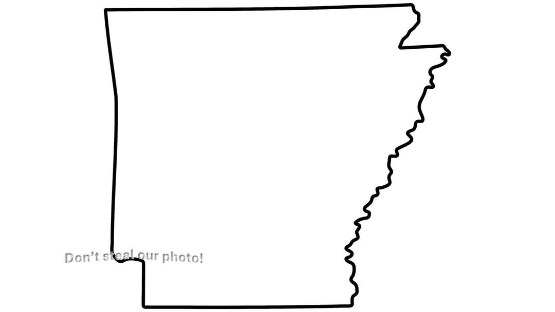Arkansas State Outline SVG: Vector Cut Files (digital Download) - Etsy