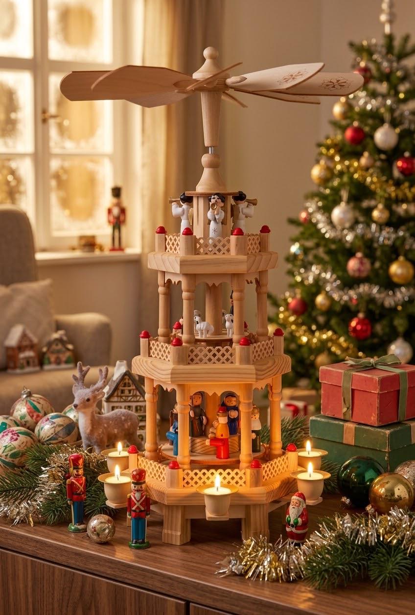 German Christmas Candle Windmill - Etsy