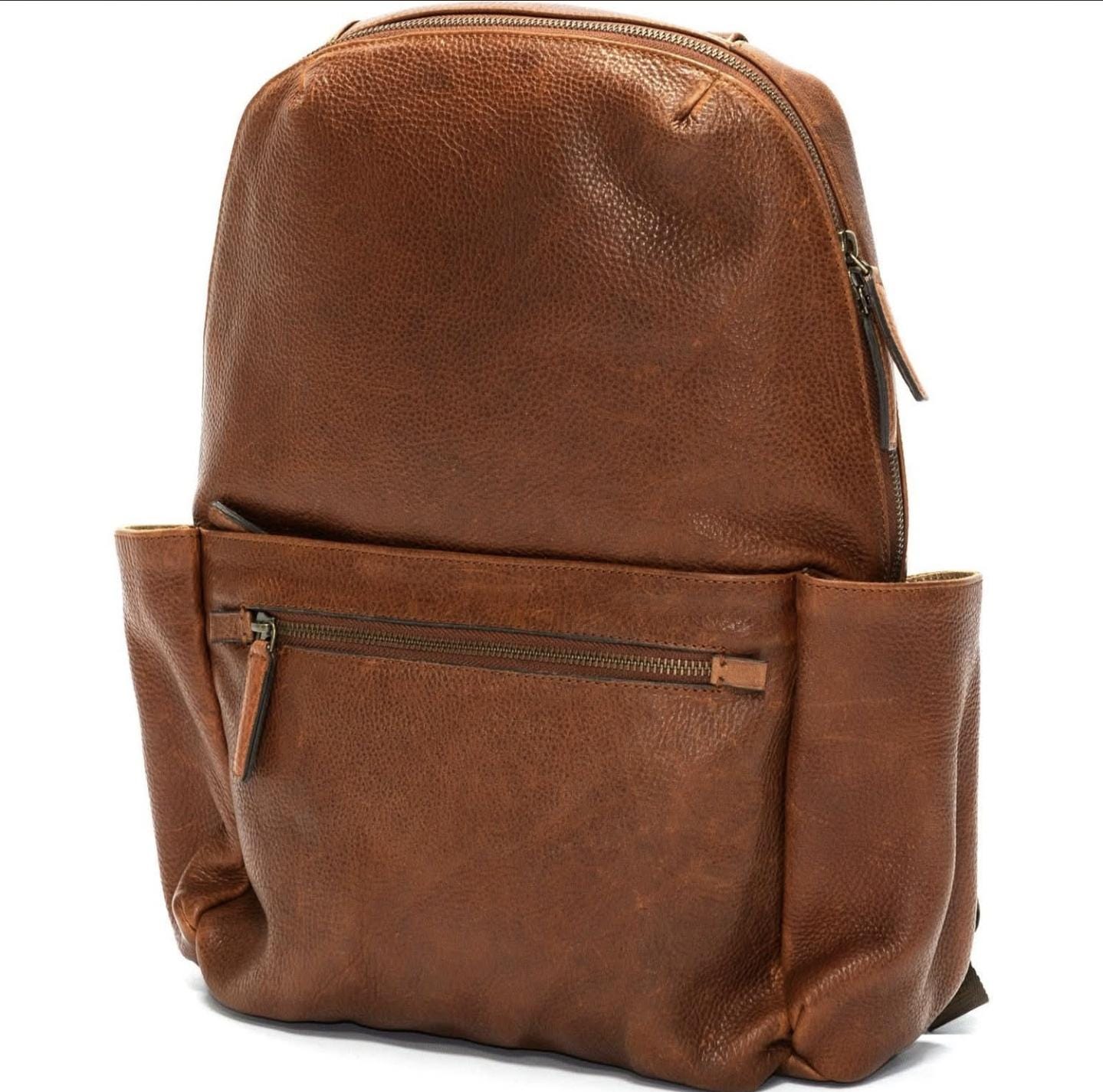 Vintage Ashwood Brown Genuine Leather Mini Backpack Rucksack Messenger Bag Leather Ashwood Bag - Etsy main image 2